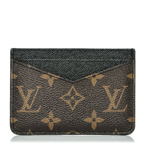 louis vuitton macassar card holder|Double Card Holder Monogram Macassar Canvas .